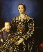 Agnolo Bronzino Eleonora of Toledo and her Son Giovanni (mk08) oil painting on canvas